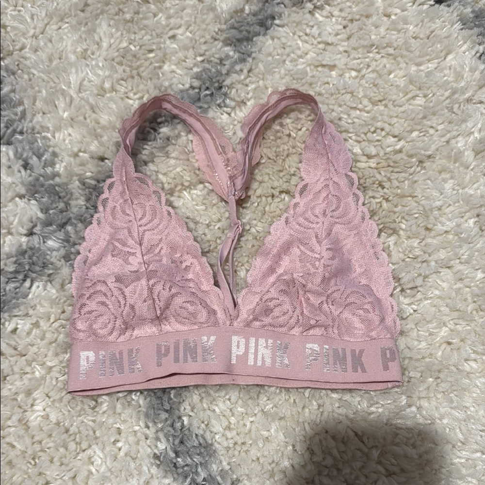 Pink Lace Bralette